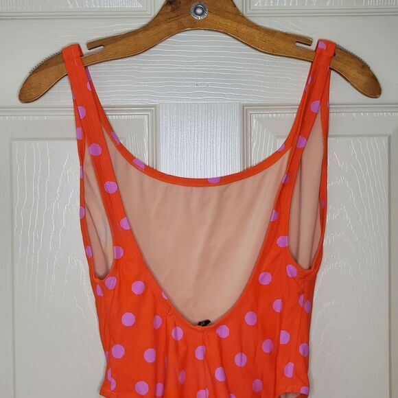 J Crew Plunging Scoopback One-Piece Swimsuit Size 6 - Picture 5 of 9